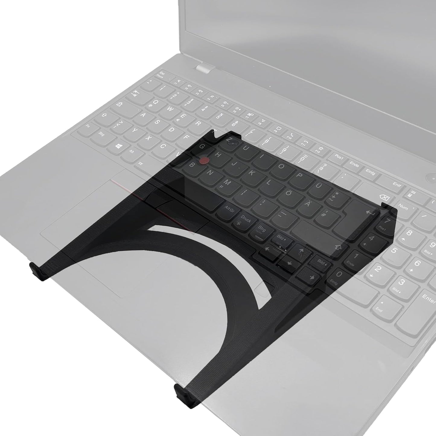 Laptop Docking Station Ständer passend für Lenovo ThinkPad Universal USB-C Dock, Lenovo ThinkPad Notebook Serien, Halterung Erhöhung Schreibtisch, Belüftet Kühlung Befestigung - Made by R-Satz Shop