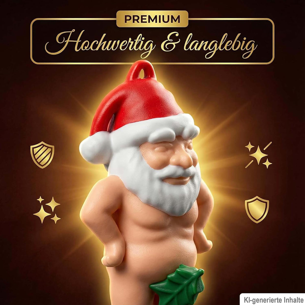 Lustige Weihnachtsmann Anhänger