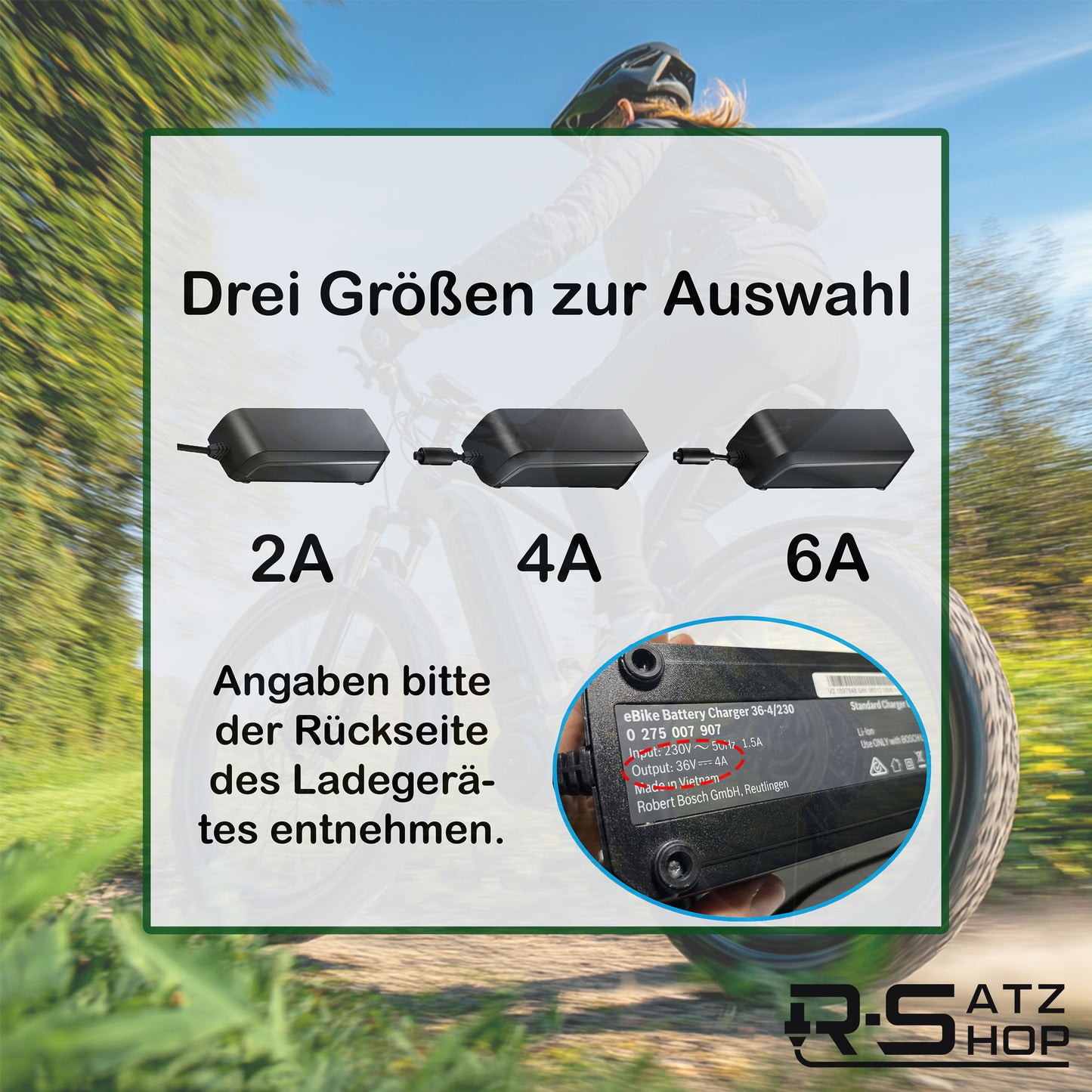 R-Satz Shop Wandhalterung passend für Bosch e-Bike Ladegerät