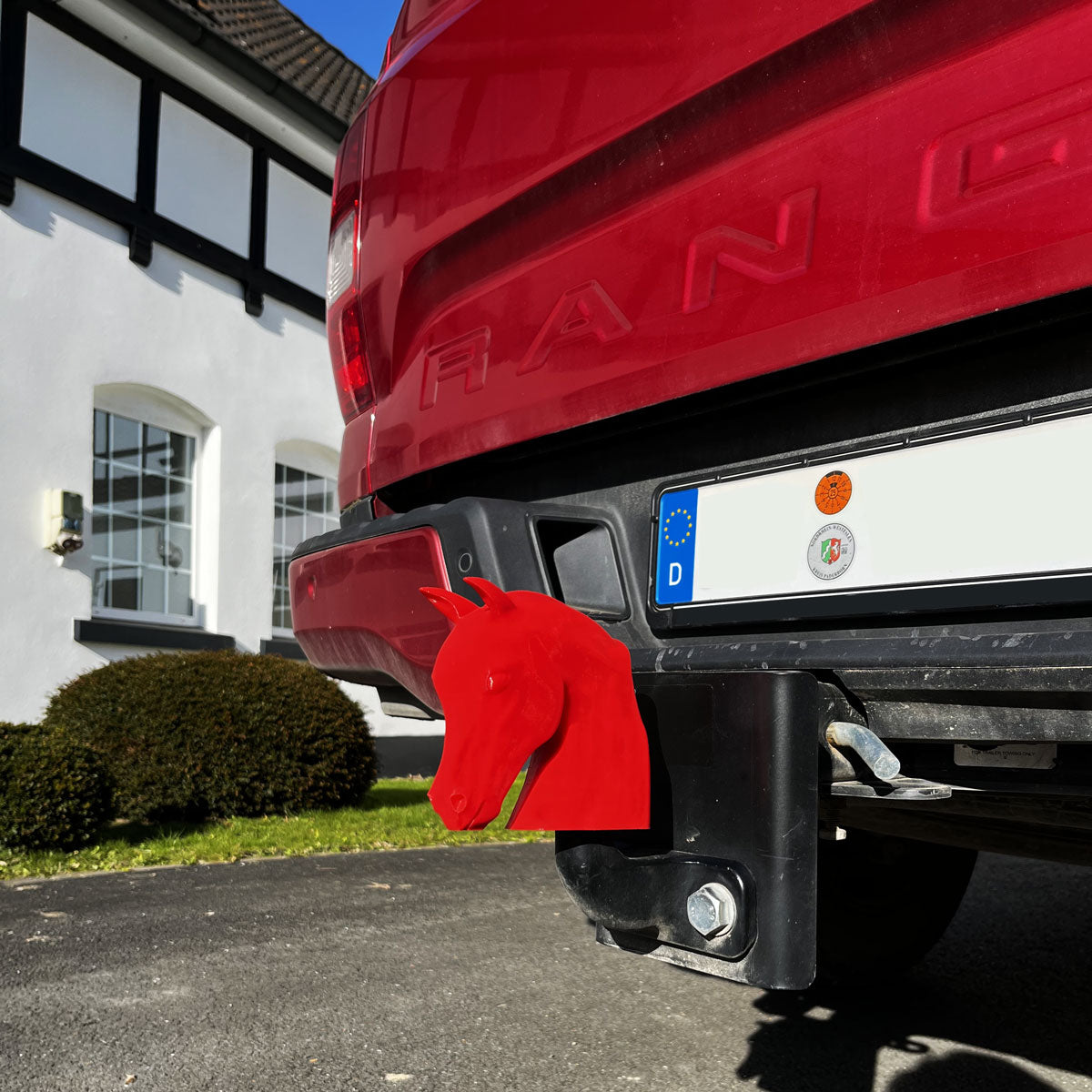 R-Satz Shop Abdeckkappe Anhängerkupplung Pferd