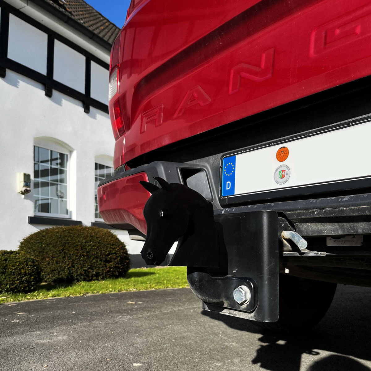 R-Satz Shop Abdeckkappe Anhängerkupplung Pferd