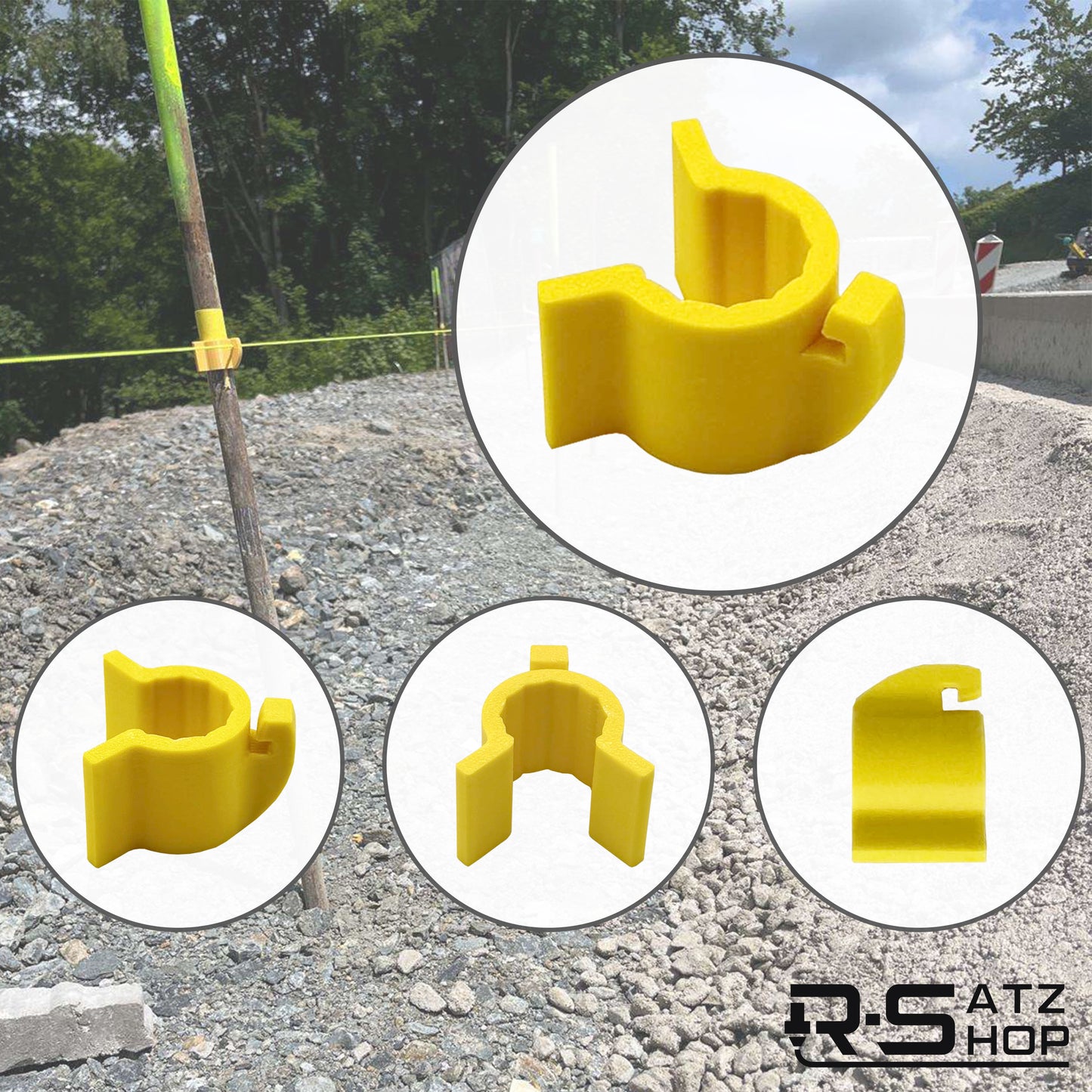 Richtschnurhalter Schnurpfähle