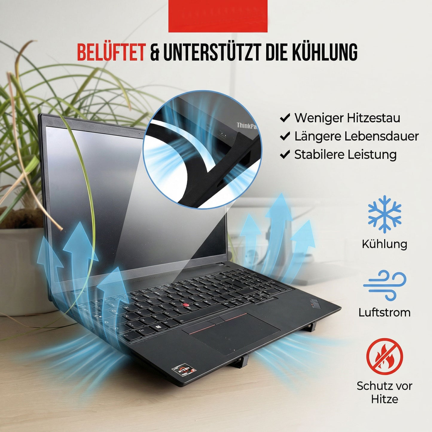Laptop Docking Station Ständer passend für Lenovo ThinkPad Universal USB-C Dock