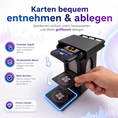Hitster Turm – Handyhalterung & Kartenhalter passend für Hitster