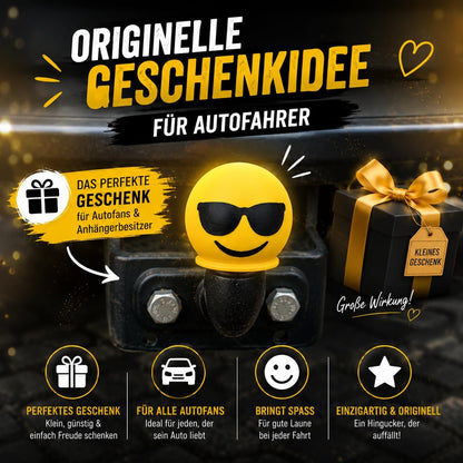 Smiley Anhängerkupplung Abdeckung – AHK Schutzkappe 50 mm