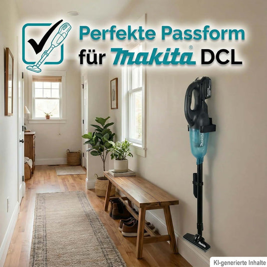 Staubsauger Wandhalterung passend für Makita DCL Serie – Akku-Sauger Halterung zur Wandmontage | R-Satz Shop