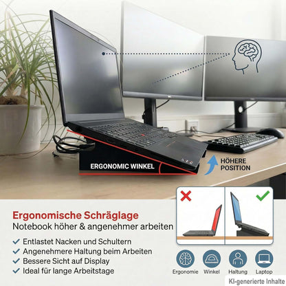 Laptop Docking Station Ständer passend für Lenovo ThinkPad Universal USB-C Dock