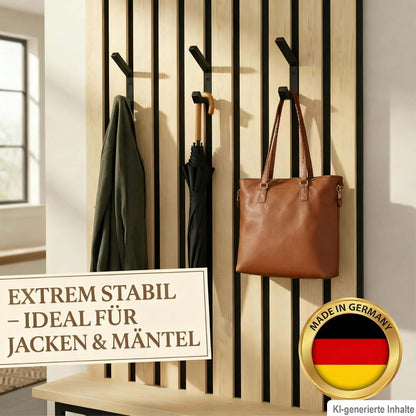 10er Set Haken für Akustikpaneele – Wand- & Kleiderhaken inkl. Schrauben | R-Satz Shop