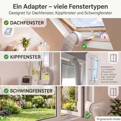 Klimaanlage Abluftschlauch Adapter