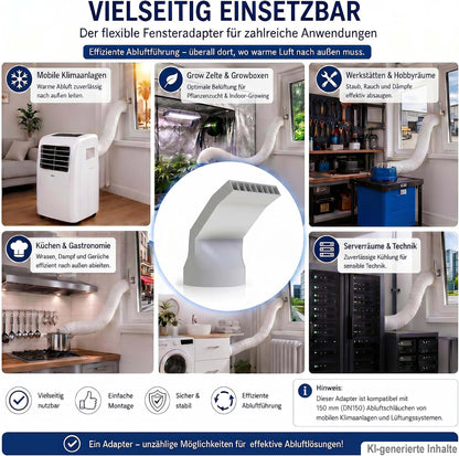 Klimaanlage Abluftschlauch Adapter