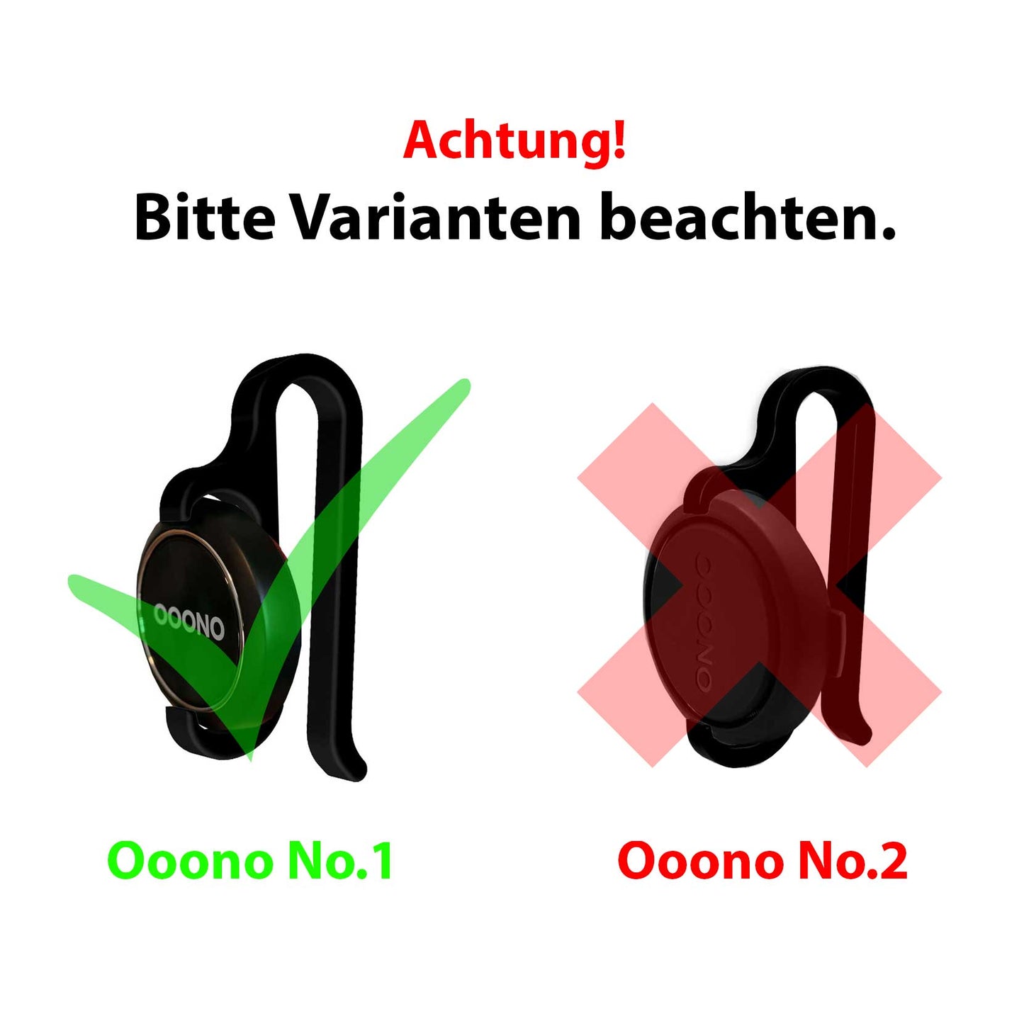 Halterung passend für Ooono Co-Driver No.1 Sonnenblenden Halter Blitzerwarner - Made by R-Satz Shop