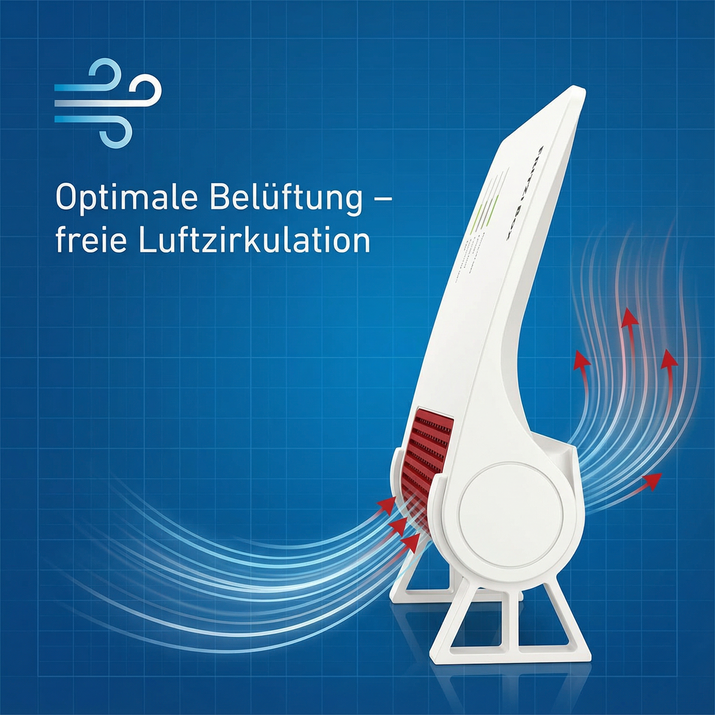 R-Satz Shop Standfuß Ständer passend für Fritzbox 5590 Fiber, 6670 Cable, 7590 AX und 7690 (2er Set)