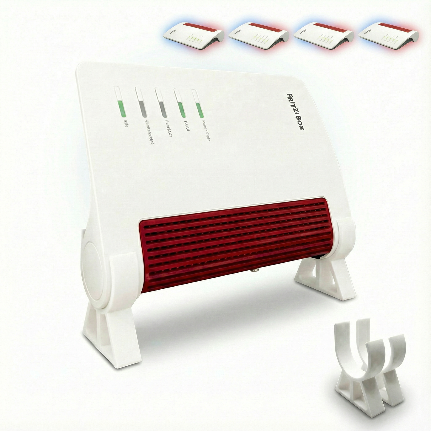 R-Satz Shop Standfuß Ständer passend für Fritzbox 5590 Fiber, 6670 Cable, 7590 AX und 7690 (2er Set)