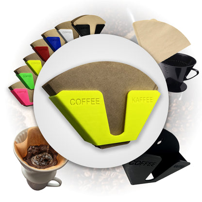 R-Satz Shop Kaffeefilterhalter Ständer für Kaffeefilter Aufbewahrung Wandhalter Papierfilter