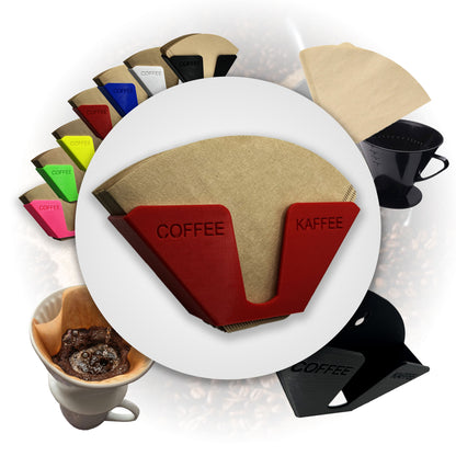 R-Satz Shop Kaffeefilterhalter Ständer für Kaffeefilter Aufbewahrung Wandhalter Papierfilter