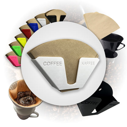 R-Satz Shop Kaffeefilterhalter Ständer für Kaffeefilter Aufbewahrung Wandhalter Papierfilter