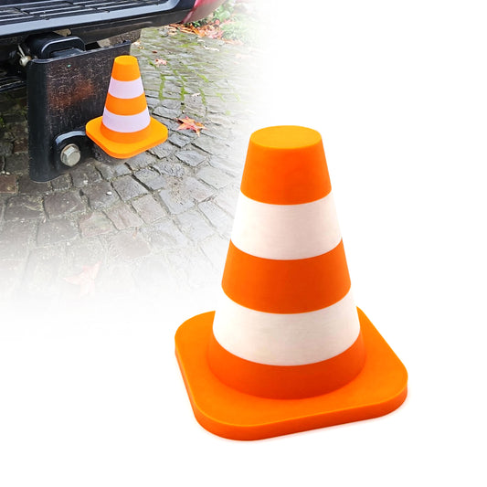 Pylone Anhängerkupplung Abdeckung – Lustige Leitkegel Schutzkappe für 50 mm Kugelkopf – Universal AHK Abdeckkappe | R-Satz Shop