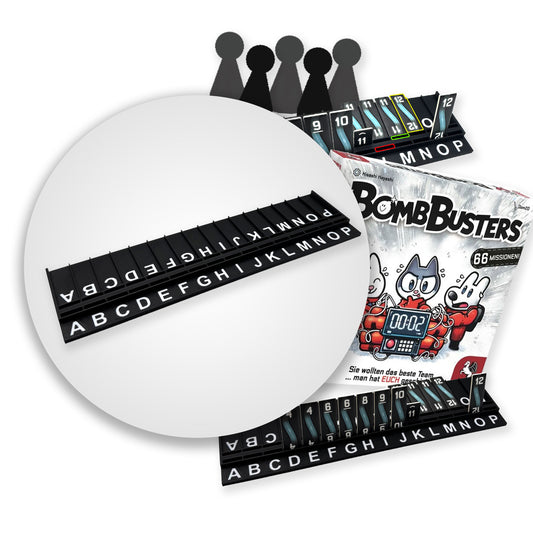 Kabelhalter passend für Bomb Busters – 5 Stück Organizer für Kabelplättchen – Kompatibel mit Spiel des Jahres 2025 - Praktisches Erweiterungs-Upgrade