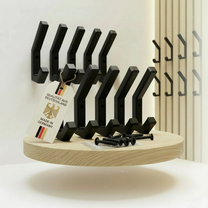 10er Set Haken für Akustikpaneele – Wand- & Kleiderhaken inkl. Schrauben | R-Satz Shop