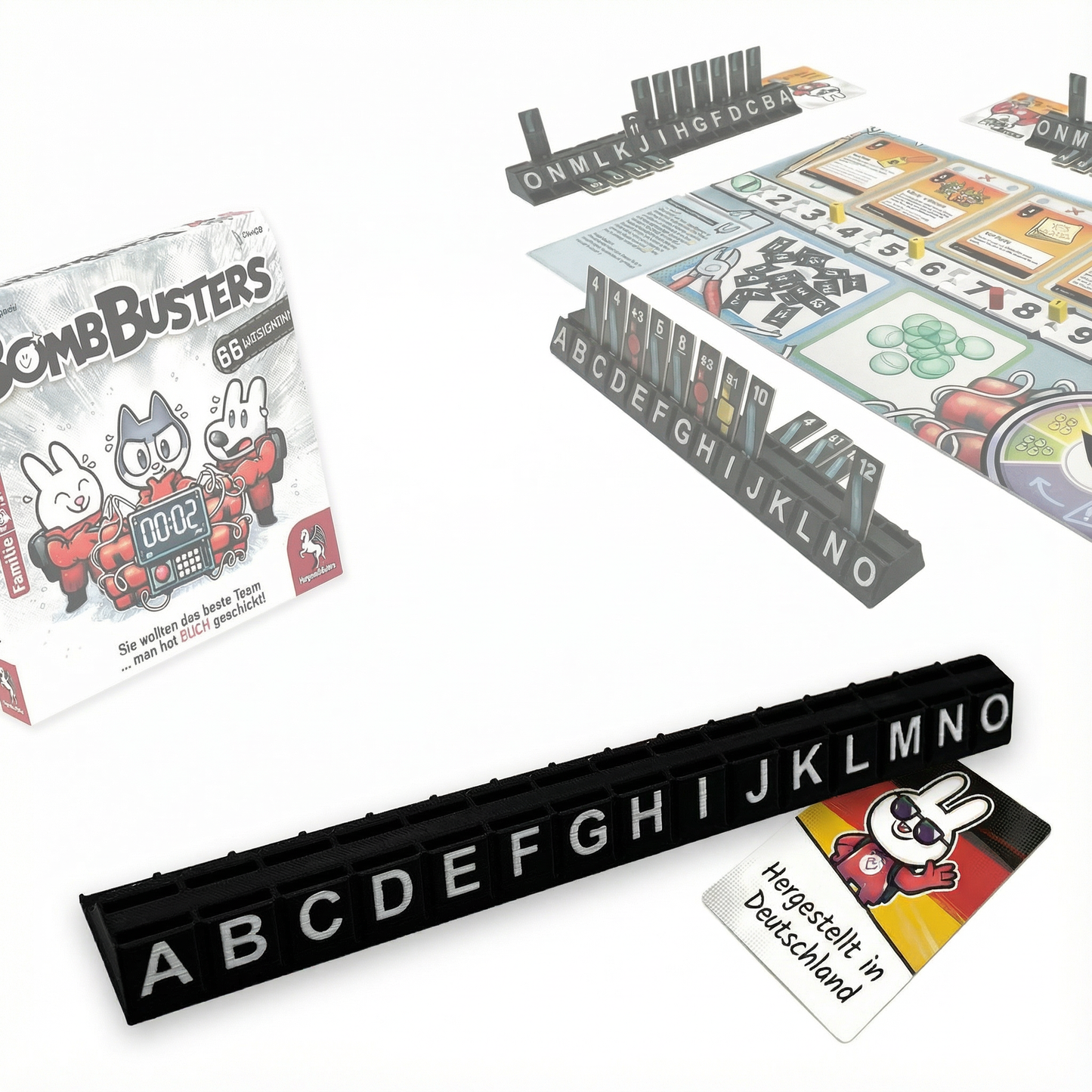 Kabelhalter für Bomb Busters – 5er Set Organizer für Kabelplättchen – Kompatibel mit Spiel des Jahres 2025 | R-Satz Shop