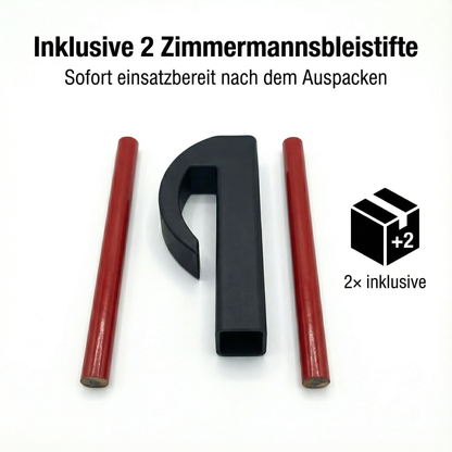 R-Satz Shop Zimmermannsstift Halterung inkl 2 Bleistifte Halter für Handwerker Velux Stift