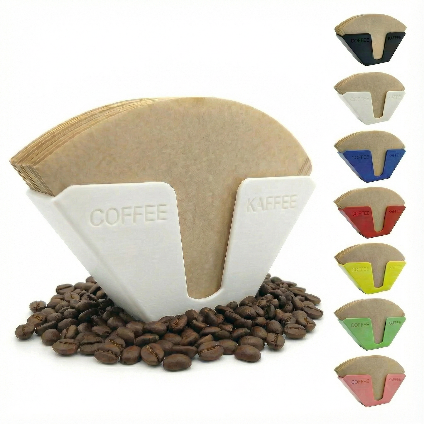 Kaffeefilterhalter Ständer – Wandhalter für Kaffeefilter Aufbewahrung aus Papier | R-Satz Shop
