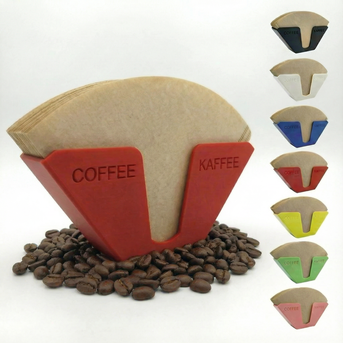 Kaffeefilterhalter Ständer – Wandhalter für Kaffeefilter Aufbewahrung aus Papier | R-Satz Shop