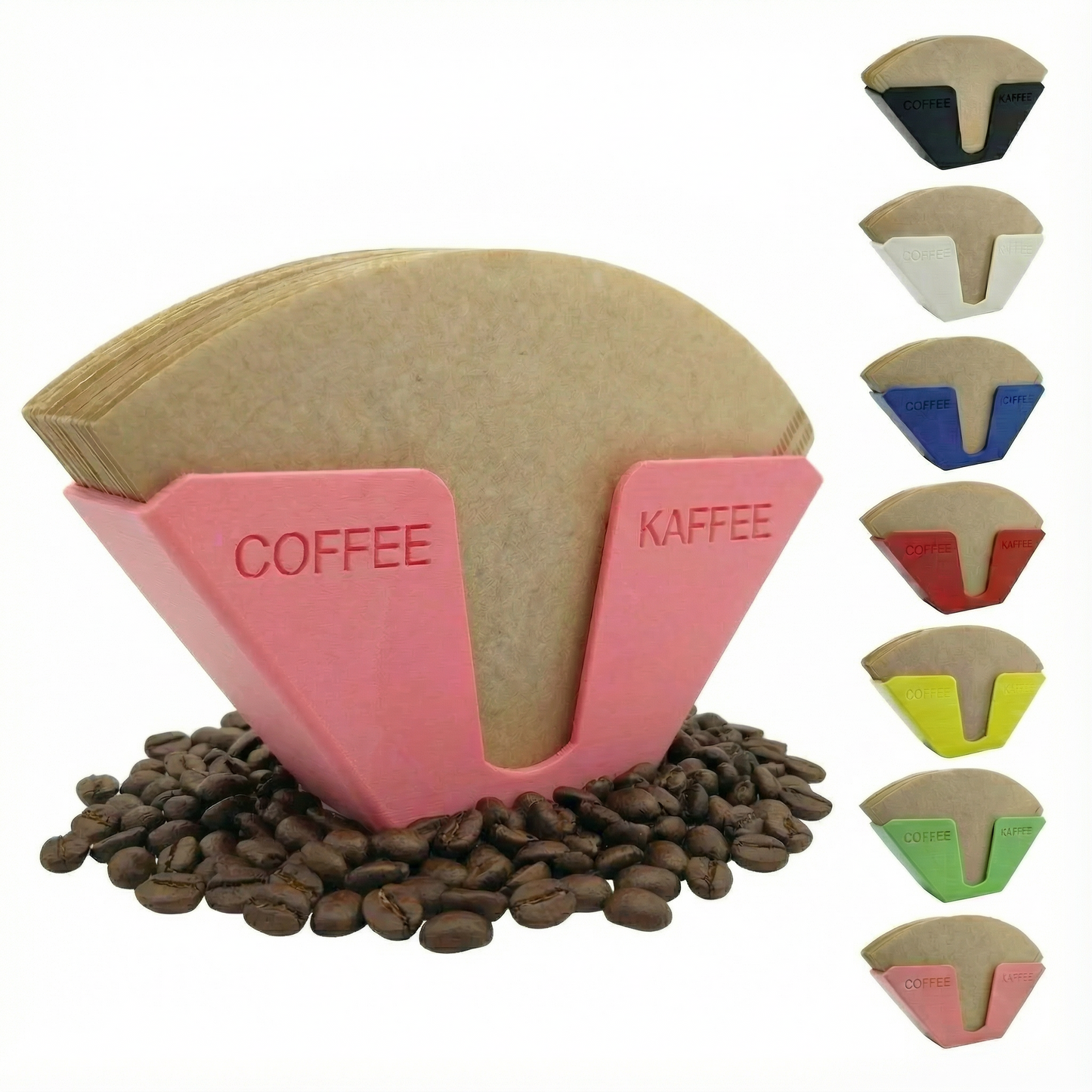 Kaffeefilterhalter Ständer – Wandhalter für Kaffeefilter Aufbewahrung aus Papier | R-Satz Shop