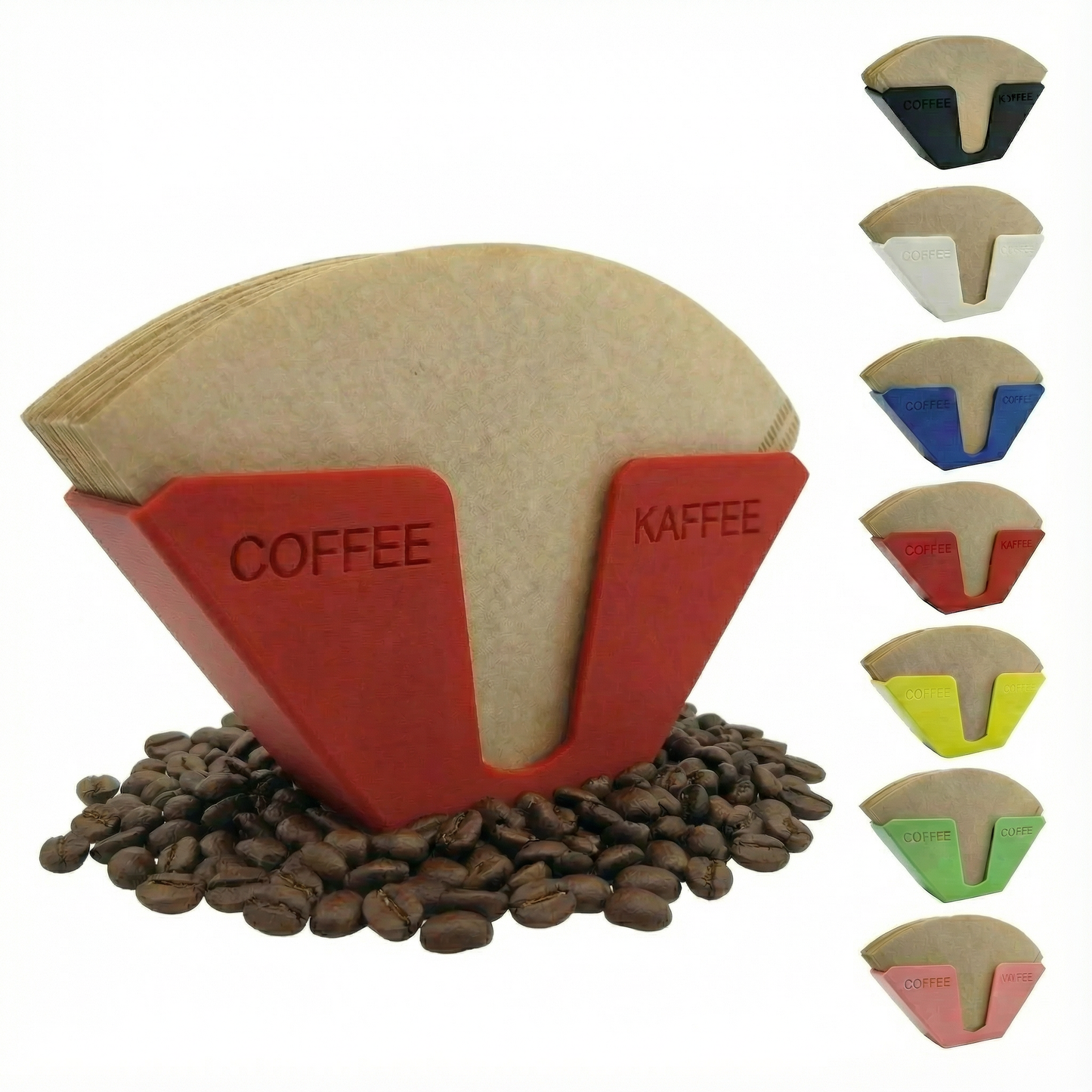 Kaffeefilterhalter Ständer – Wandhalter für Kaffeefilter Aufbewahrung aus Papier | R-Satz Shop