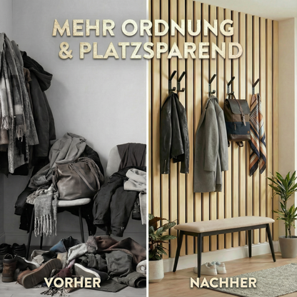 10er Set Haken für Akustikpaneele – Wand- & Kleiderhaken inkl. Schrauben | R-Satz Shop