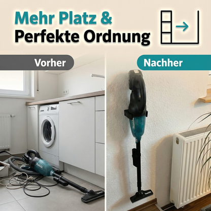 Staubsauger Wandhalterung für Makita DCL Serie – Akku-Sauger Halterung zur Wandmontage | R-Satz Shop