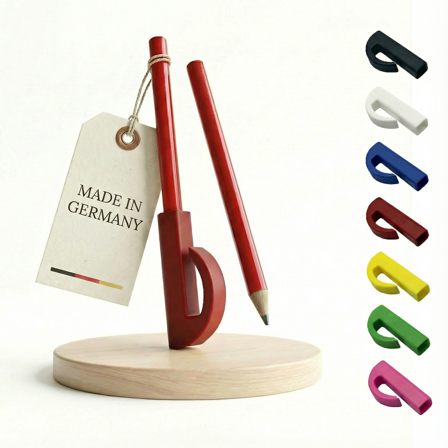 R-Satz Shop Zimmermannsstift Halterung inkl 2 Bleistifte Halter für Handwerker Velux Stift