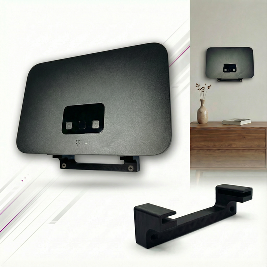R-Satz Shop Wandhalterung passend für Telekom Speedport Smart 4 Router - Halter WLAN Wandhalter Smart Halterung - Schwarz