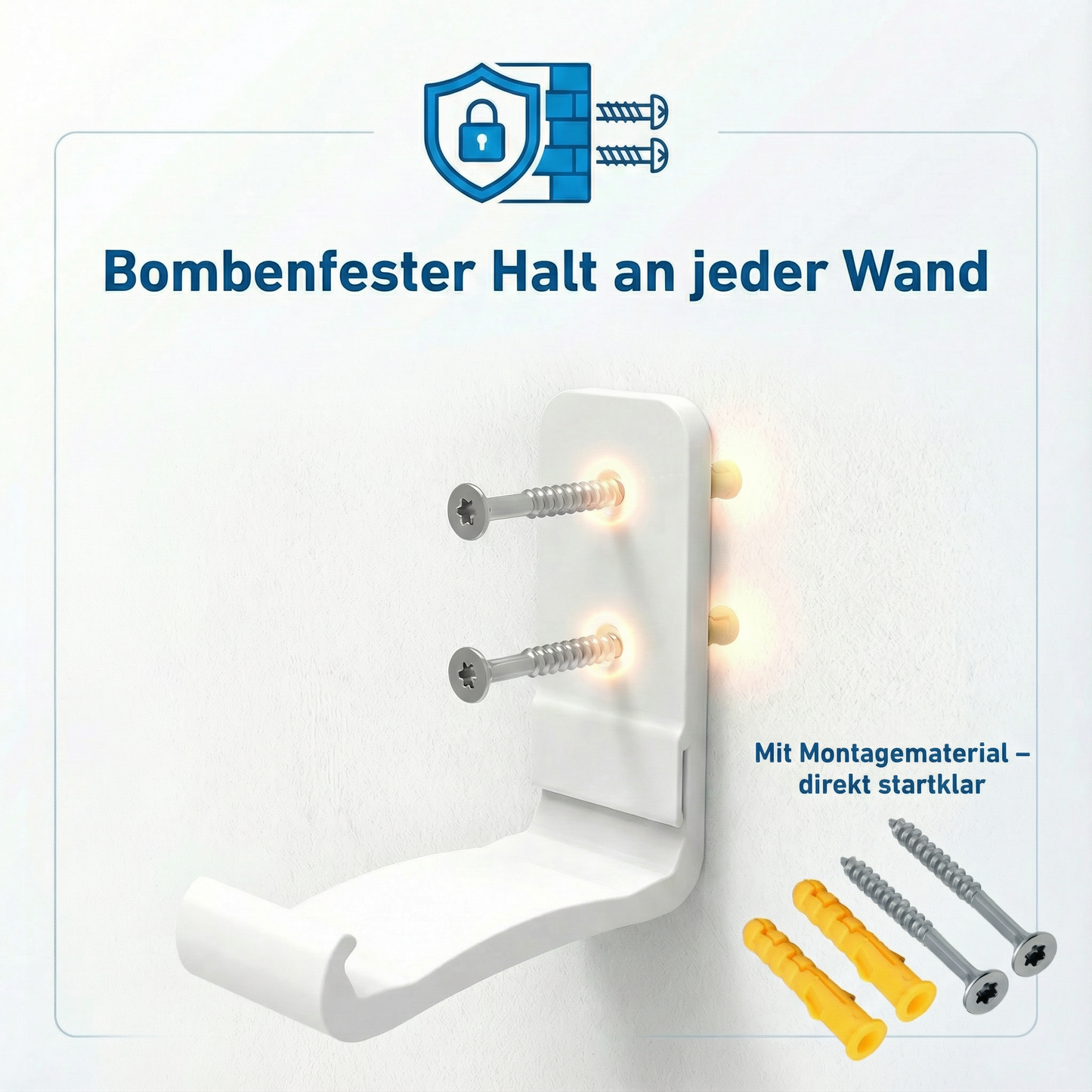 Wandhalterung passend für AVM Fritz Repeater 6000 & 3000 AX – Robuste Wandmontage inkl. Montagematerial | R-Satz Shop