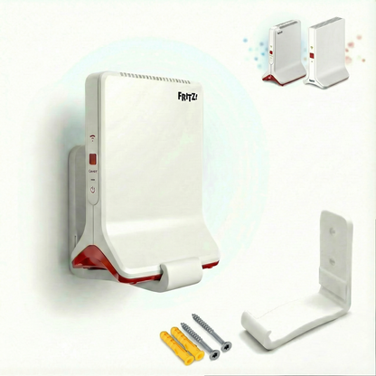 Wandhalterung passend für AVM Fritz Repeater 6000 & 3000 AX – Robuste Wandmontage inkl. Montagematerial | R-Satz Shop