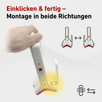 Wandhalterung passend für AVM Fritz Repeater 6000 & 3000 AX – Robuste Wandmontage inkl. Montagematerial | R-Satz Shop