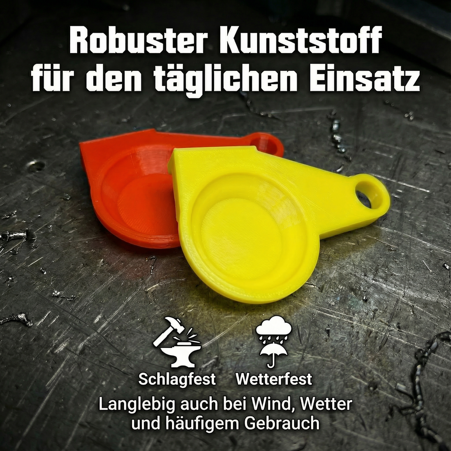 Staubkappe für Kupplungskopf – Rot & Gelb – Druckluftkopf Ersatzdeckel für LKW & Traktor – 1er / 5er / 10er Set | R-Satz Shop