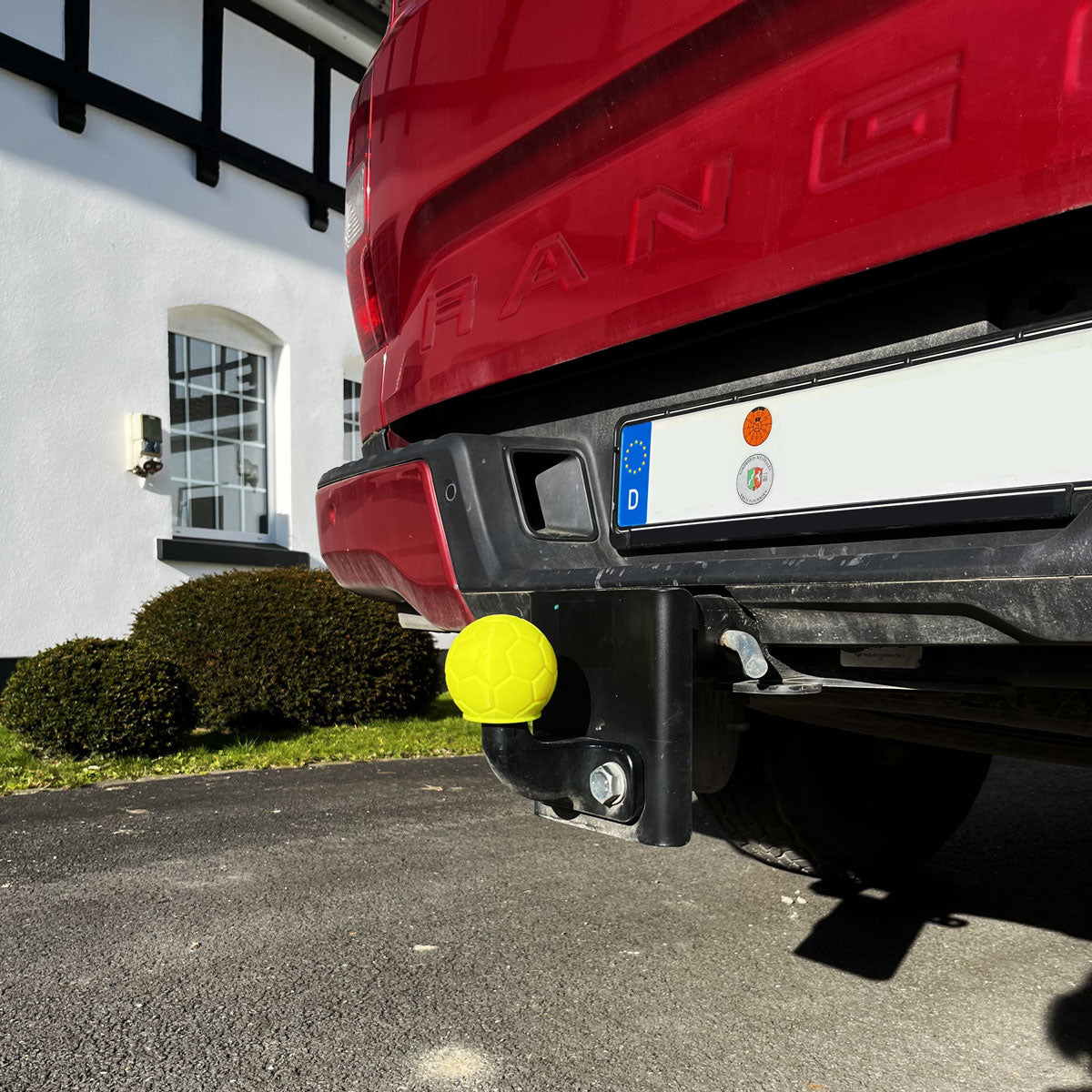 R-Satz Shop Abdeckkappe Anhängerkupplung Fußball