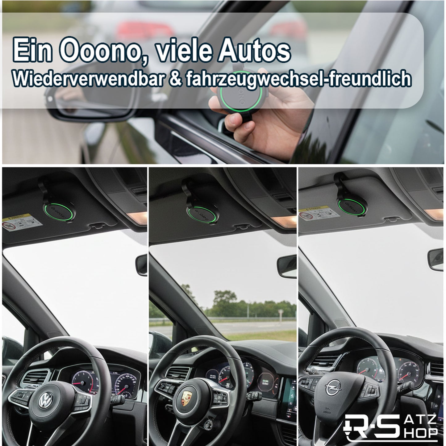 Halterung passend für Ooono-No2 Sonnenblende Stabil & Hitzebeständig - made by R-Satz Shop