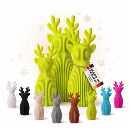 Rentier Deko 3er-Set | Scandi & Japandi Weihnachtsdeko