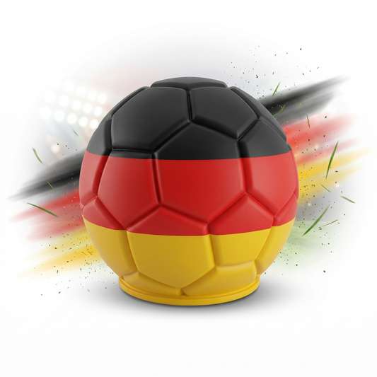 R-Satz Shop Anhängerkupplung Abdeckung Deutschland Fußball WM 2026 Kappe Lustig AHK Kugelschutz Schutzkappe Fanartikel