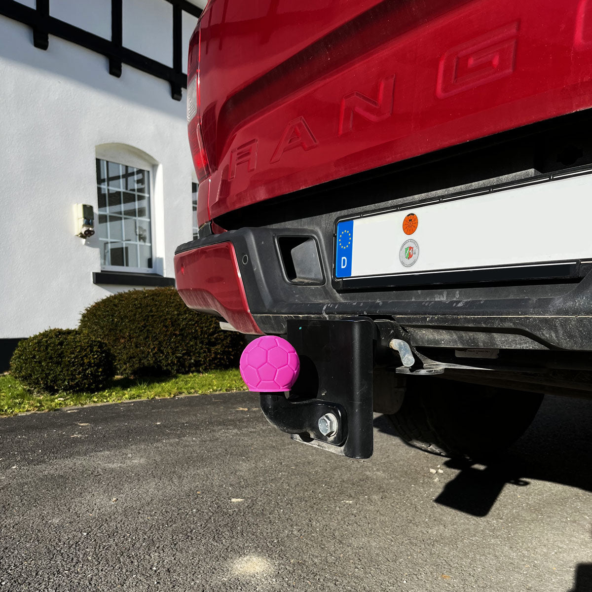 R-Satz Shop Abdeckkappe Anhängerkupplung Fußball