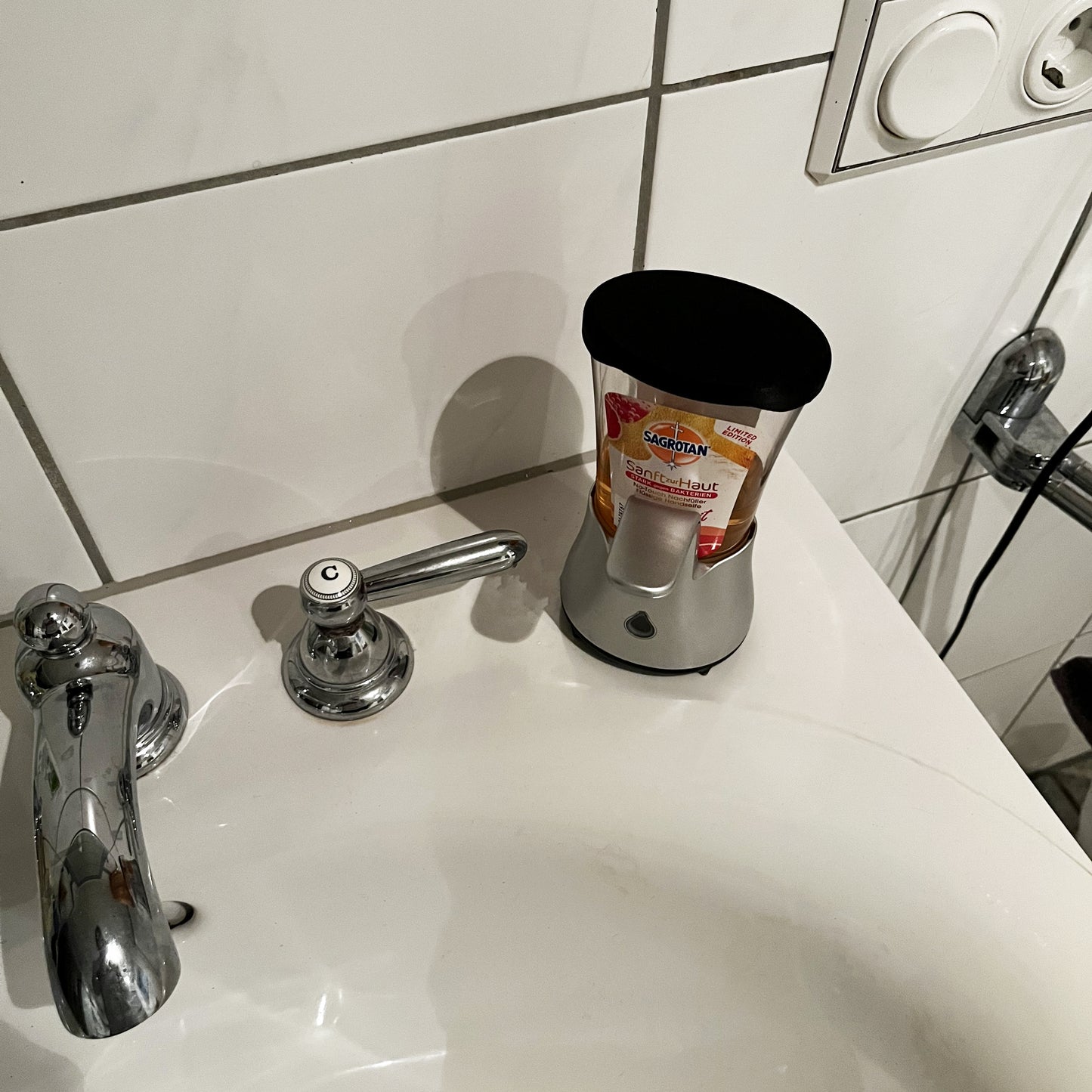 R-Satz Shop Deckel passend für Sagrotan No Touch Seifenspender Abdeckung Nachfüller Verschluss Kappe