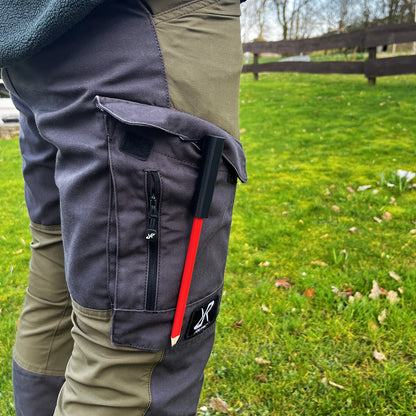 R-Satz Shop Zimmermannsstift Halterung inkl 2 Bleistifte Halter für Handwerker Velux Stift