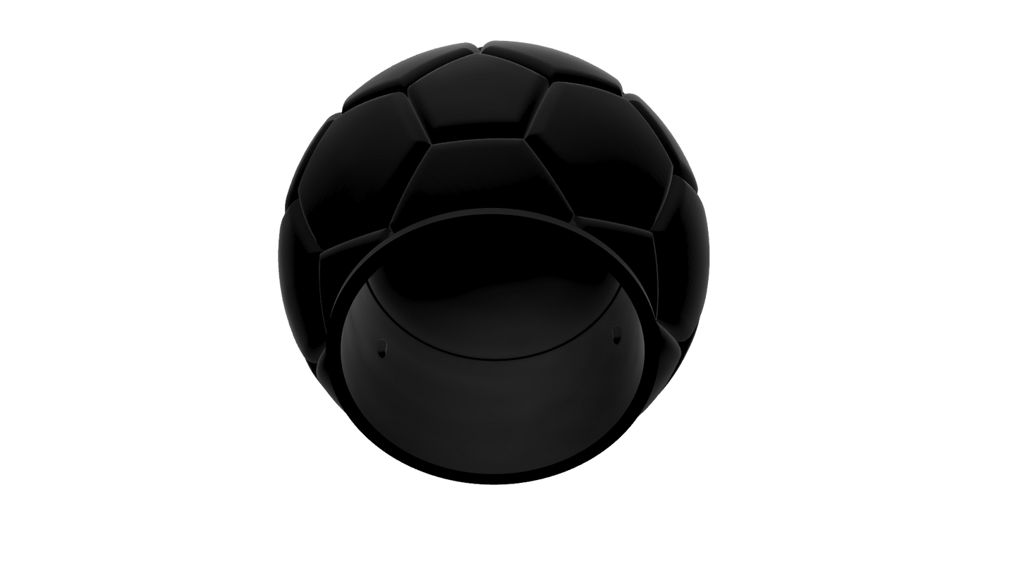 R-Satz Shop Abdeckkappe Anhängerkupplung Fußball