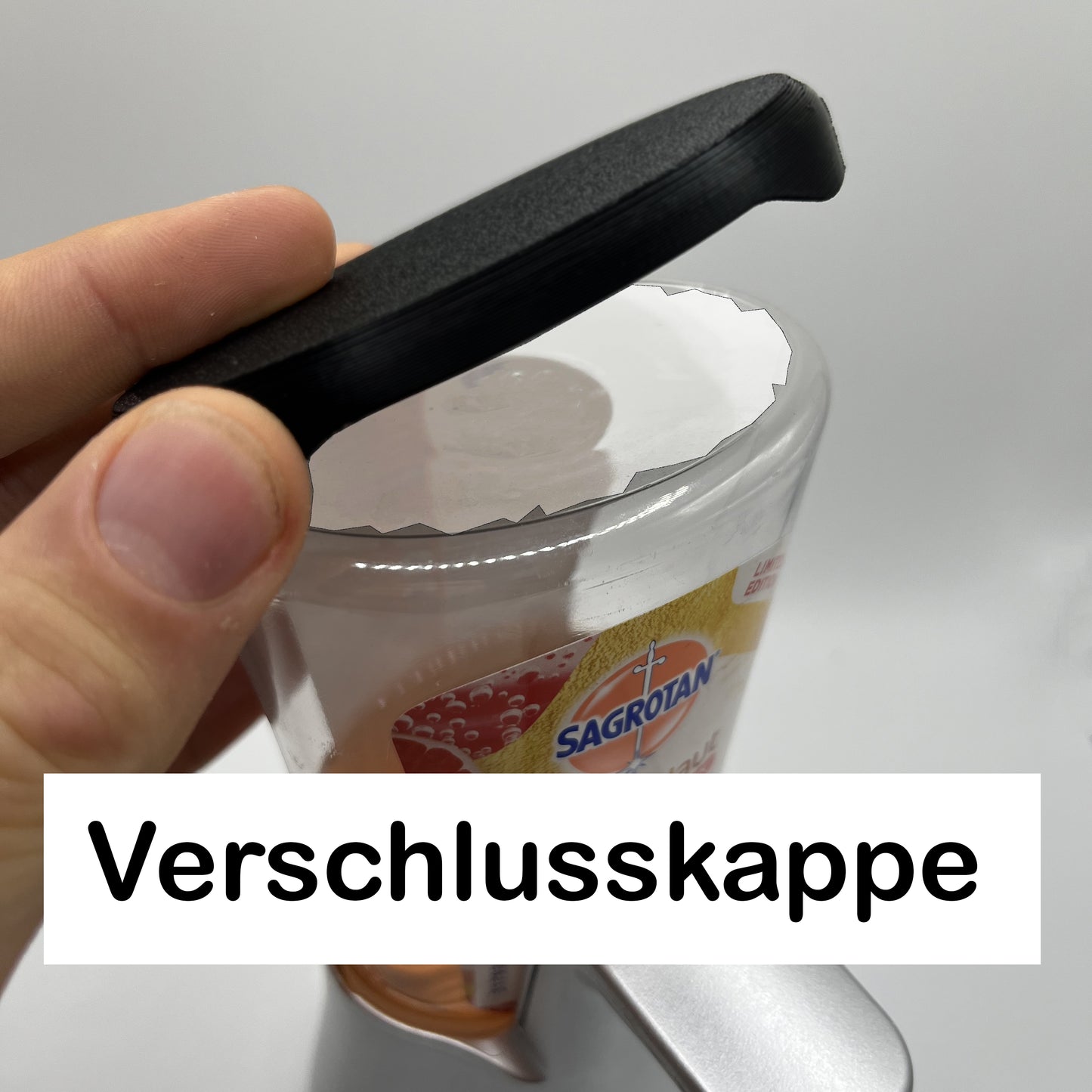 R-Satz Shop Deckel passend für Sagrotan No Touch Seifenspender Abdeckung Nachfüller Verschluss Kappe