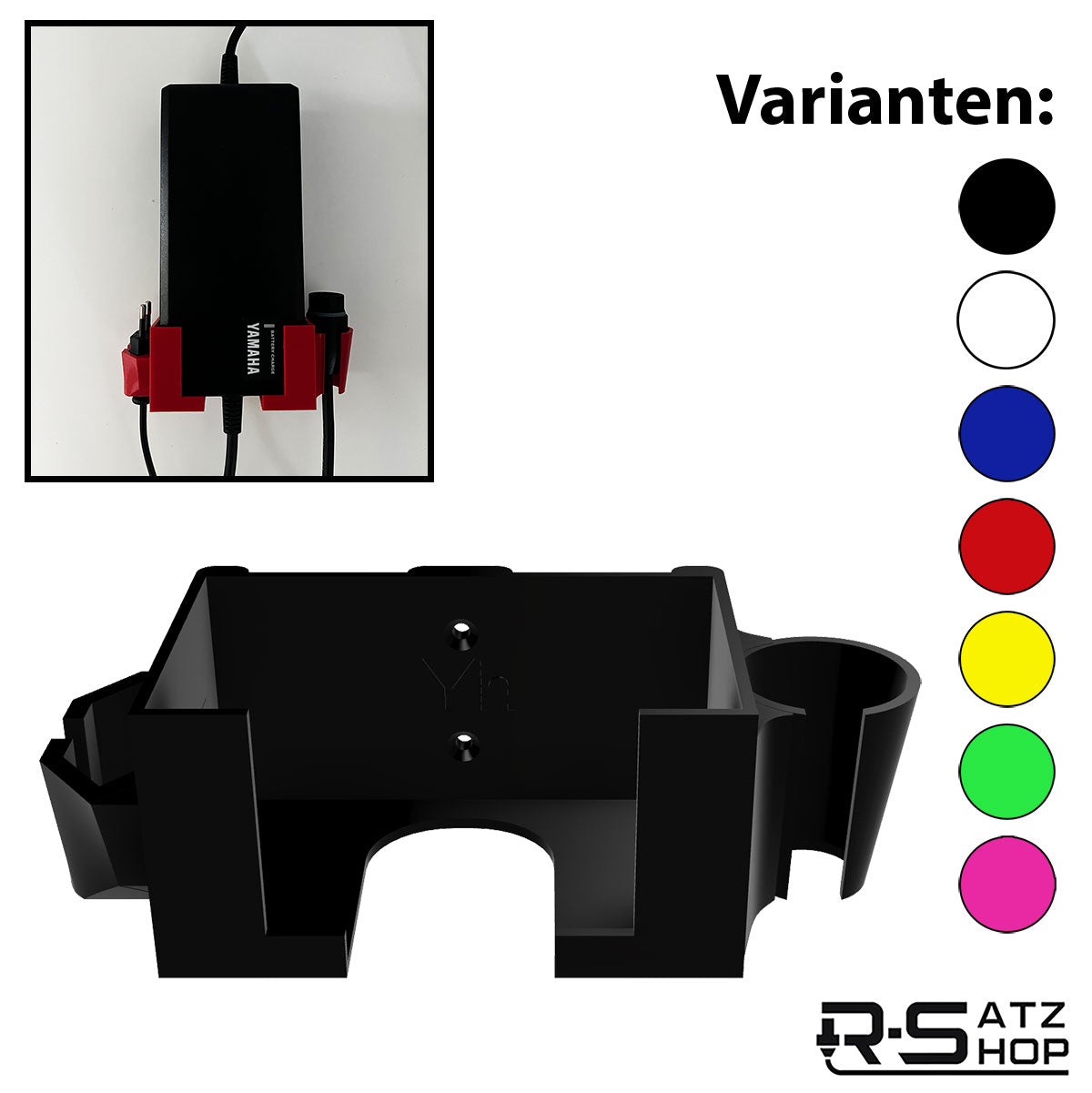 R-Satz Shop Wandhalterung passend für Yamaha eBike Ladegerät