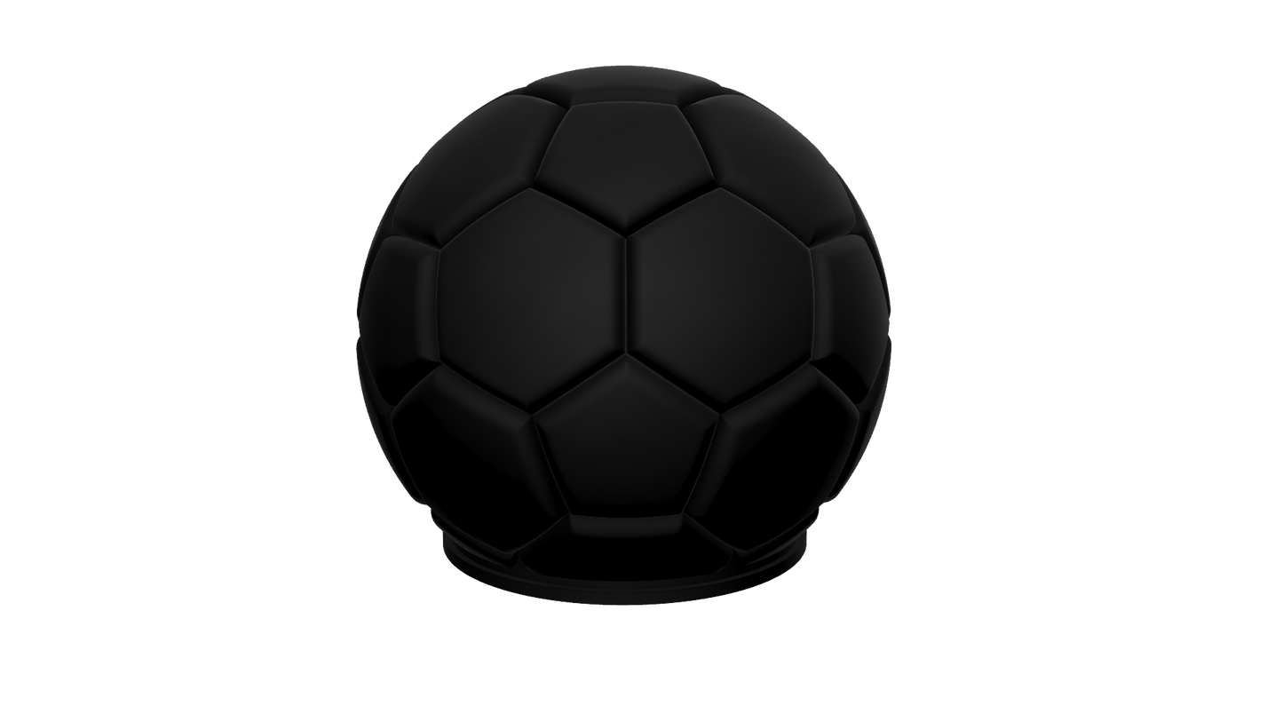 R-Satz Shop Abdeckkappe Anhängerkupplung Fußball