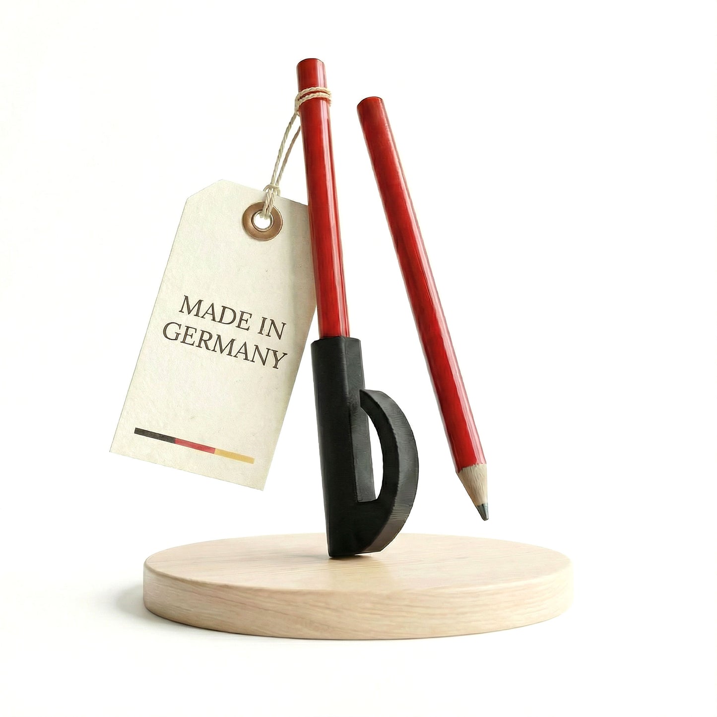 Zimmermannsstift Halterung inkl. 2 Bleistifte - Halter passend für Handwerker Velux Stift - made by R-Satz Shop