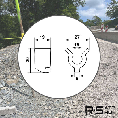Richtschnurhalter Schnurpfähle